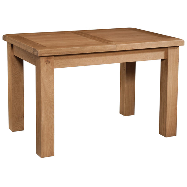 Oak 3 - Dining Table With 1 Extension 120-153 X 80