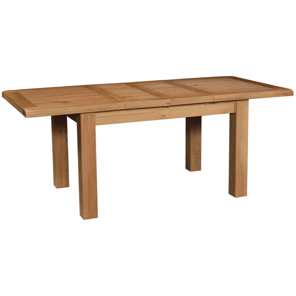 Oak 3 - Dining Table With 2 Extensions 132-158 X 50